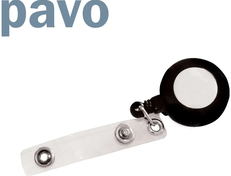 Snur retractabil pentru ecuson, 70 cm, 10 bucati/cutie