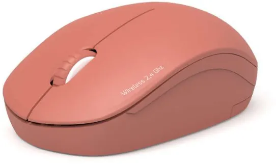PORT CONNECT 2.4GHz Collection II Wireless Mouse,  Terracotta