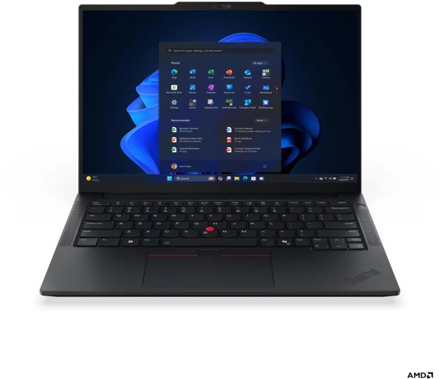 Lenovo ThinkPad E14 Gen 8 14 WUXGA AMD R5 AI 330/16GB/512GB/AMD Radeon 820M/WIN11 Pro/Nordic Backlit kbd/FP/3Y Warranty