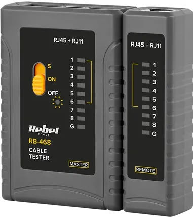 TESTER CABLU RJ11 RJ12 RJ45 REBEL