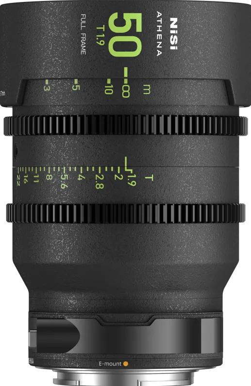 NiSi Cine Lens Athena Prime 50mm T1.9 E-Mount