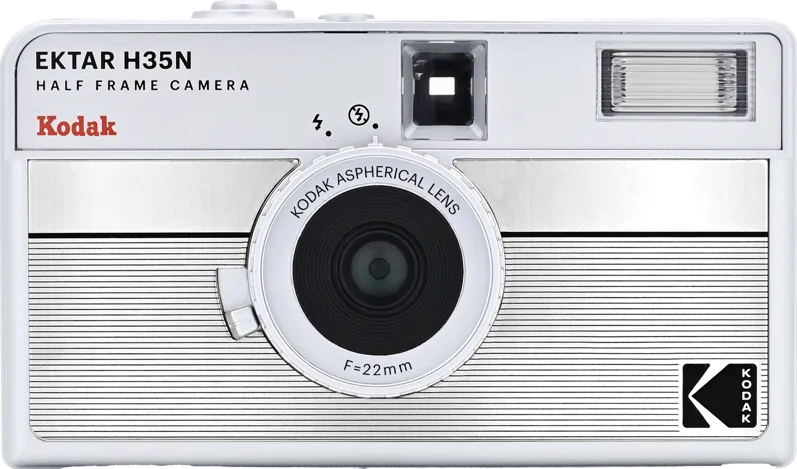 Kodak EKTAR H35N Camera Striped Silver