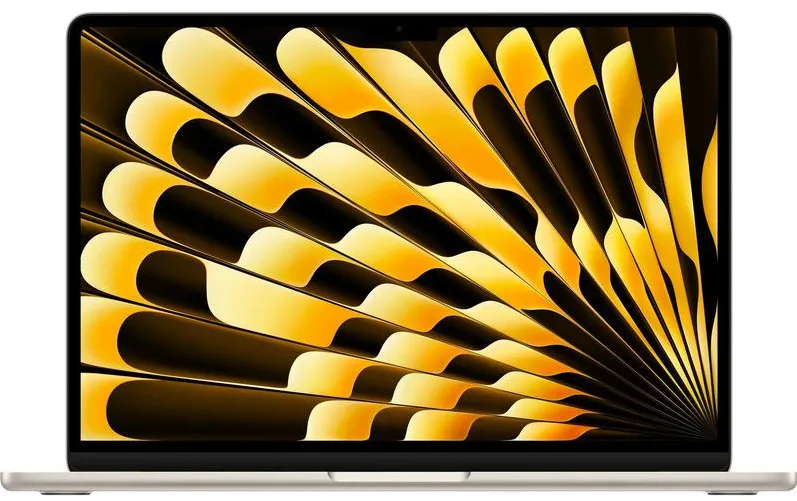 Laptop Apple MacBook Air 13" cu procesor Apple M5, 10 nuclee CPU, 10 nuclee GPU, 16 nuclee Neural Engine, 32GB RAM, 1TB SSD, Starlight, Tastatura Internationala