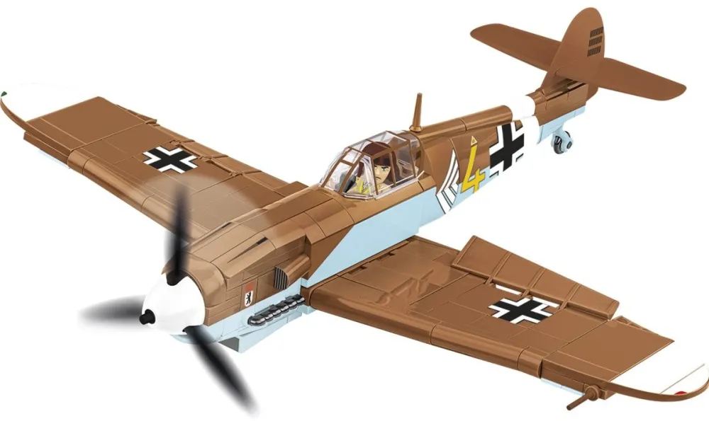 Set constructie COBI-5761 avion Messerschmitt Bf 109 G scara 1:32, 350 piese