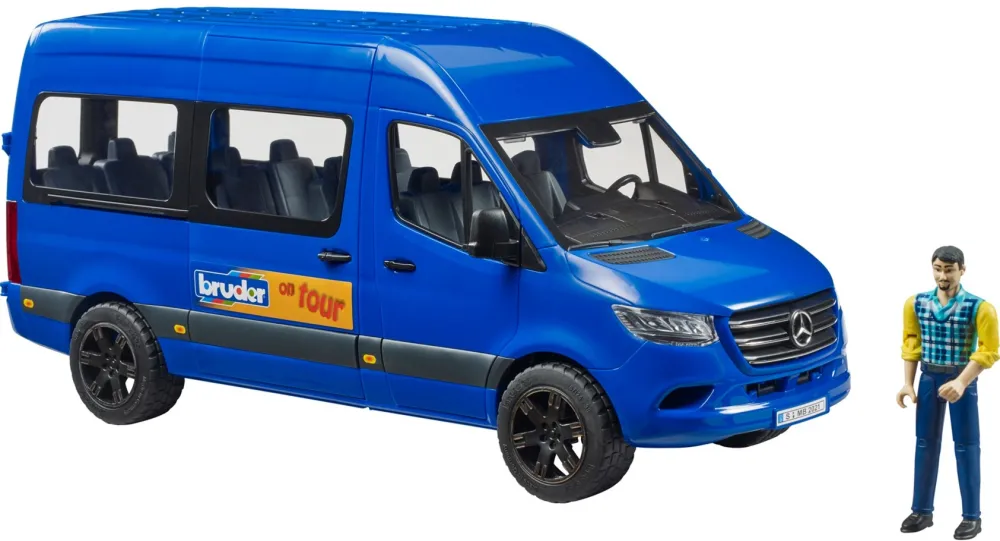 BRUDER Mercedes Benz Sprinter transfer with driver, model vehicle
