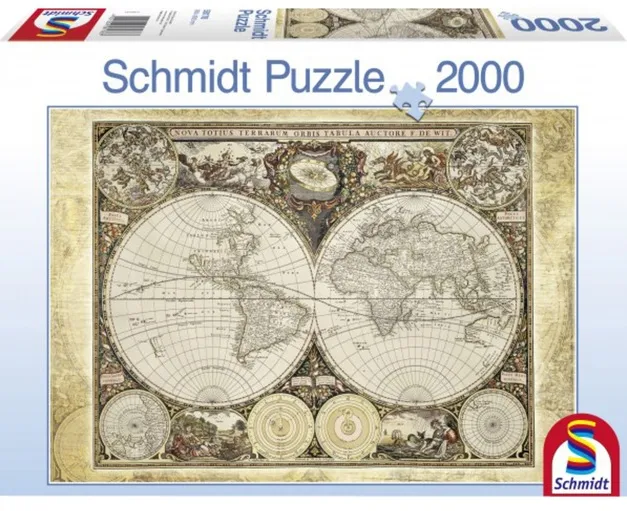 Schmidt Spiele Historische mapa świata (58178)