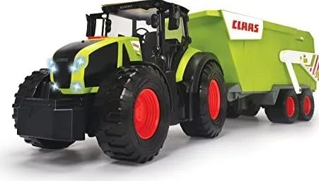 Dickie CLAAS Farm tractor & trailer, toy vehicle