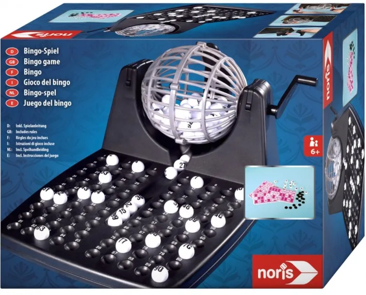 Noris bingo drum, party game