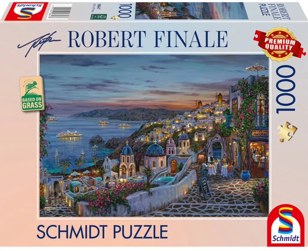 Schmidt Spiele Robert Finale: Santorini Sunset (1000 pieces)