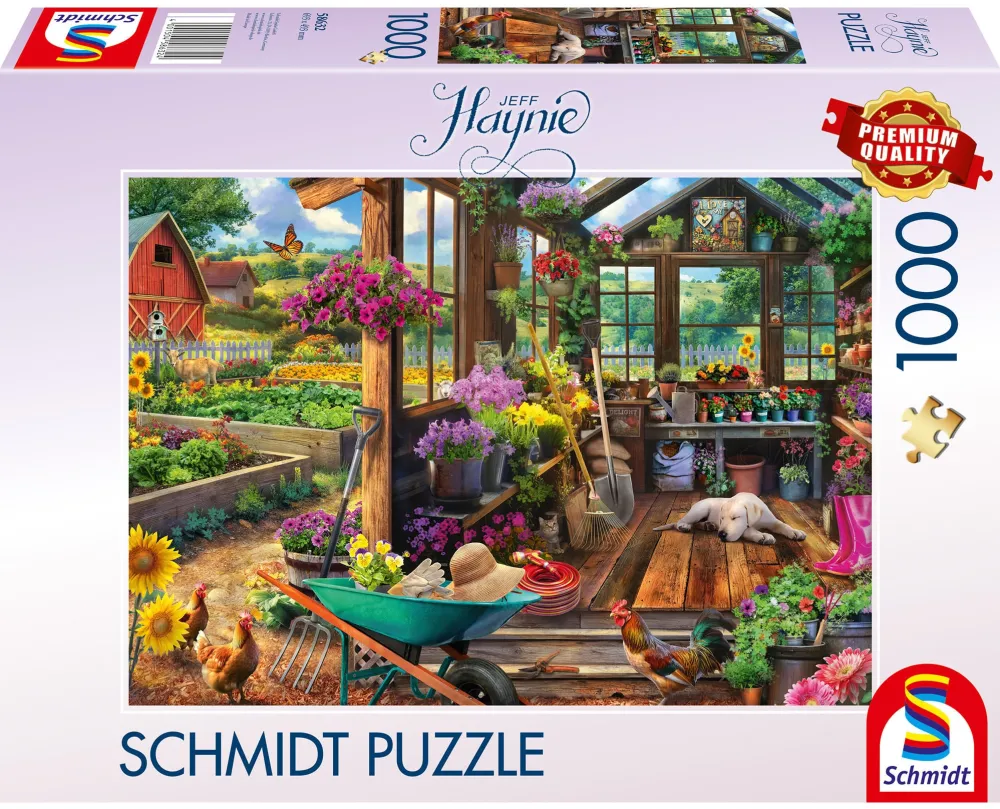 Schmidt Spiele Jeff Haynie: Garden House (1000 pieces)