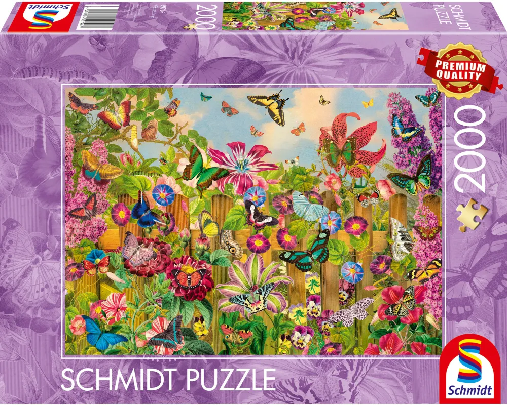Schmidt Spiele Beautiful Butterfly Garden, Puzzle 2000 pieces
