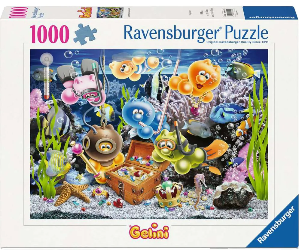 Ravensburger Puzzle Gelini in Underwater Fun 1000 pieces
