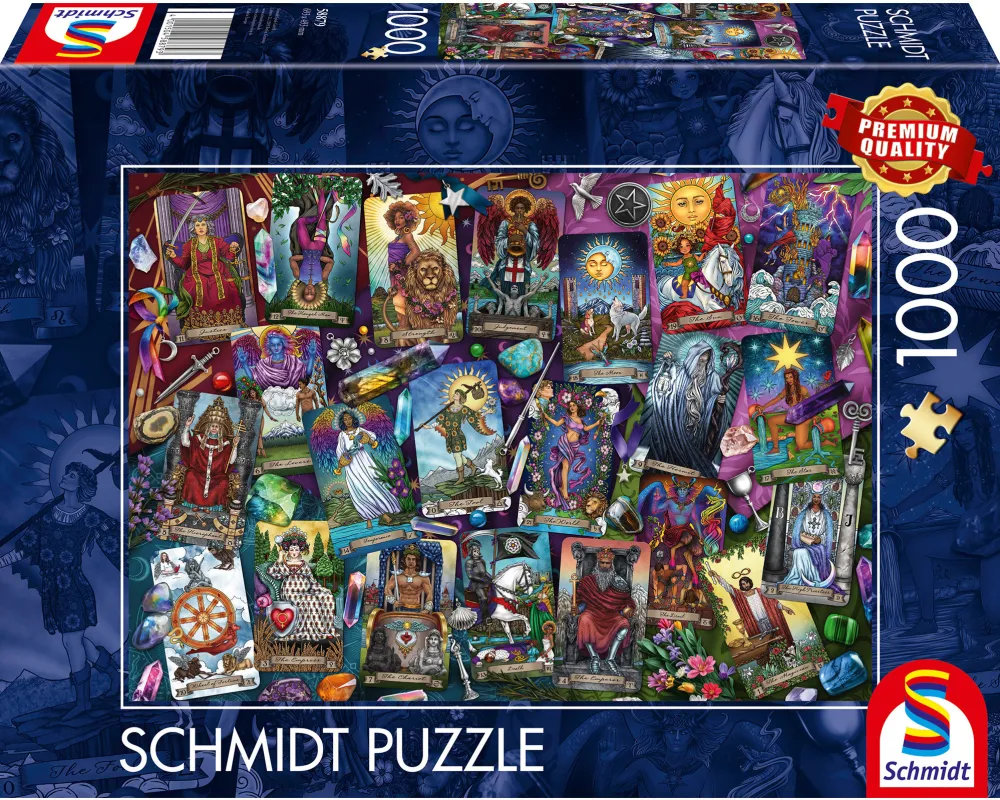 Schmidt Spiele Mysterious Tarot Cards, Puzzle 1000 pieces