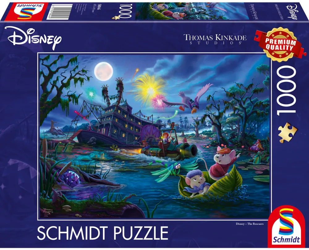 Schmidt Spiele Thomas Kinkade Studios: Disney - The Rescuers (1000 pieces)