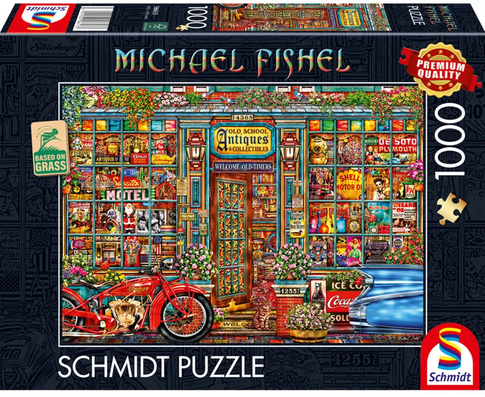 Schmidt Spiele Michael Fishel: Treasures of Bygone Times (1000 pieces)