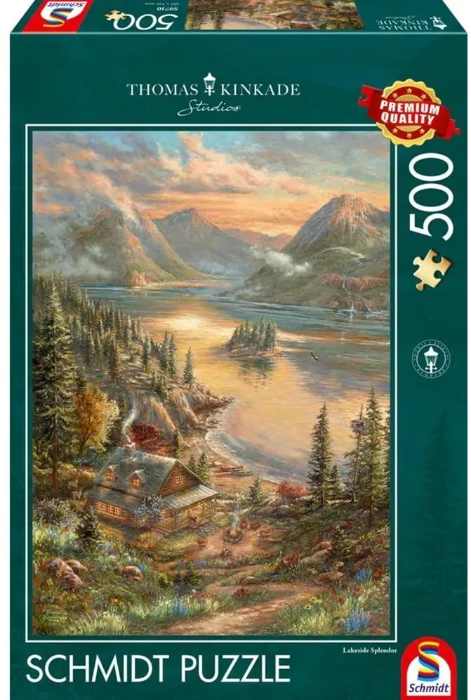 Schmidt Spiele Thomas Kinkade Studios: Splendor on the Lakeshore (500 pieces)