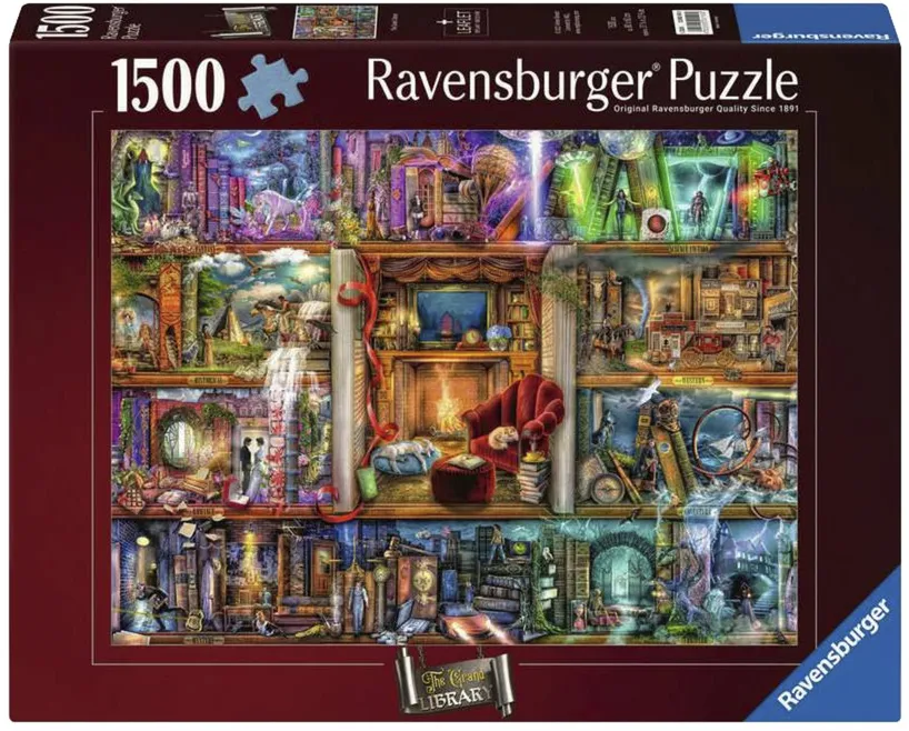 Ravensburger Puzzle The Great Library (1500 pieces) - German Edition