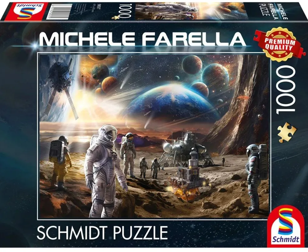 Schmidt Spiele Michele Farella: Infinite Worlds - Space Missions, Puzzle (1000 pieces)