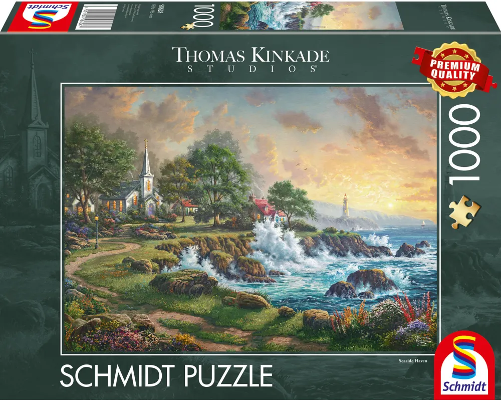 Schmidt Spiele Thomas Kinkade Studios: Treasure by the Sea, Puzzle 1000 pieces