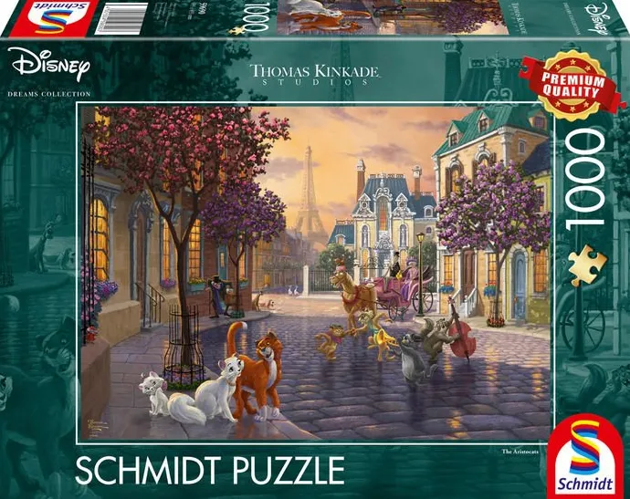 Schmidt Spiele Puzzle Disney, The Aristocats 1000 - 59690