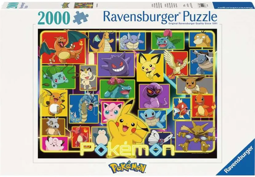 Ravensburger Puzzle Glowing Pokémon (2000 pieces)