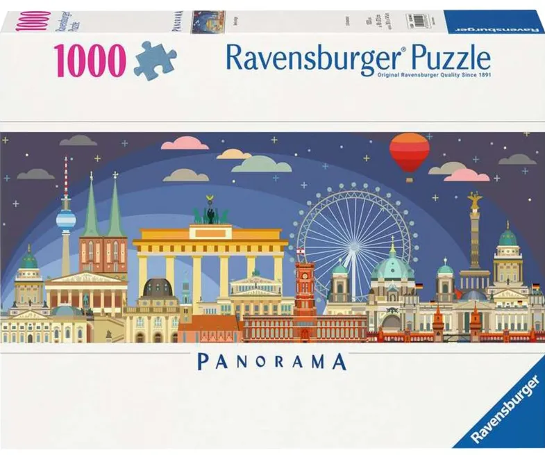 Ravensburger Puzzle Panorama - Night in Berlin (1000 pieces)