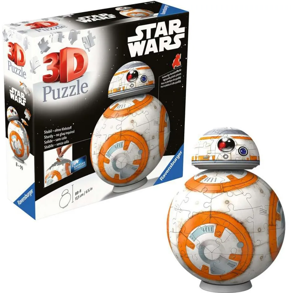Ravensburger 3D Puzzle Ball Star Wars BB-8 99 pieces