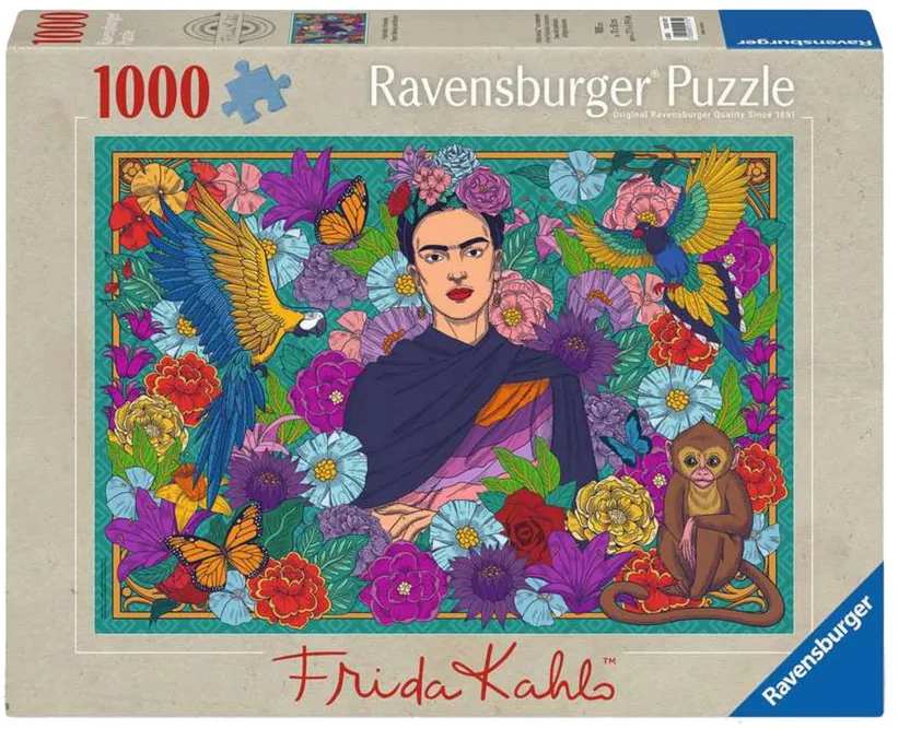 Ravensburger Puzzle - Frida Kahlo's Paradise: Parrots, Monkeys 1000 pieces