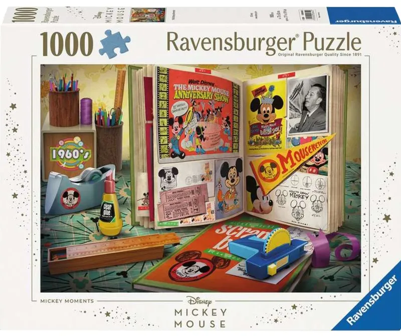 Ravensburger Puzzle 1960 Mickey Moments 1000 pieces