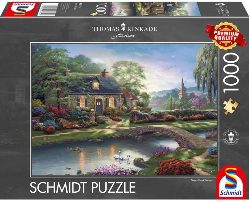 Schmidt Spiele Thomas Kinkade Studios: Stoney Creek Cottage (1000 pieces)