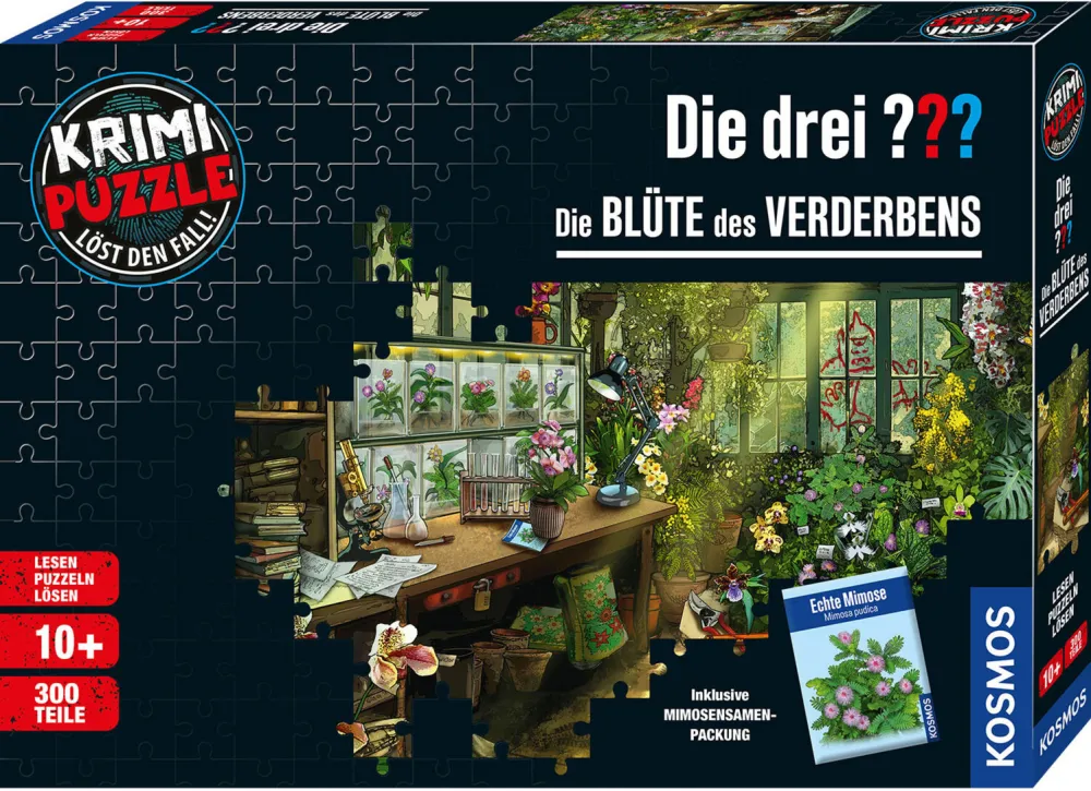 Kosmos crime puzzle The three??? - The Blossom of Doom (150 pieces) - German Edition