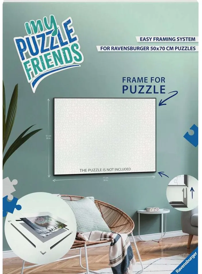 Ravensburger puzzle frame, black, 1000 pieces