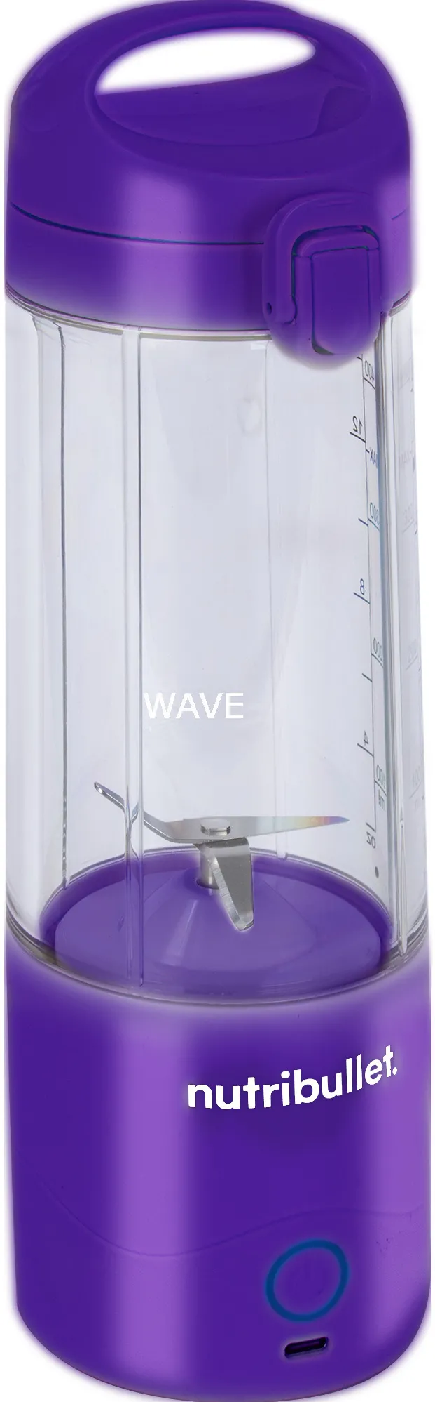Nutribullet Portable Blender NBP003PU (purple, battery-operated, 0.475 liters)