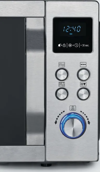 Severin microwave with grill function silver - approx. 800W MW 7751