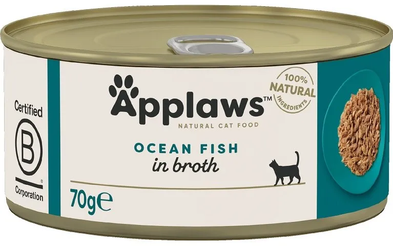 APPLAWS Ocean Fish in Broth - wet cat food - 70g