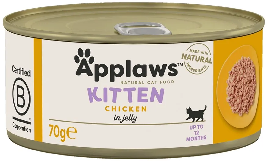 APPLAWS Kitten Chicken in jelly - wet cat food - 70g