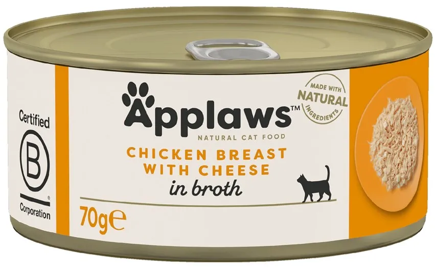 APPLAWS Chicken breast with cheese - wet cat food - 70g