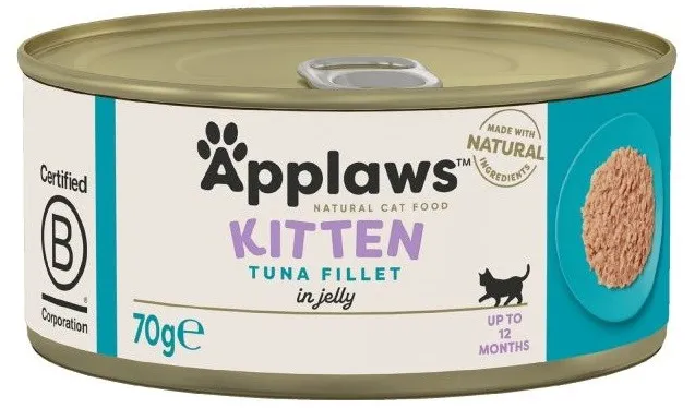 APPLAWS Kitten Tuna fillet in jelly - wet cat food - 70g