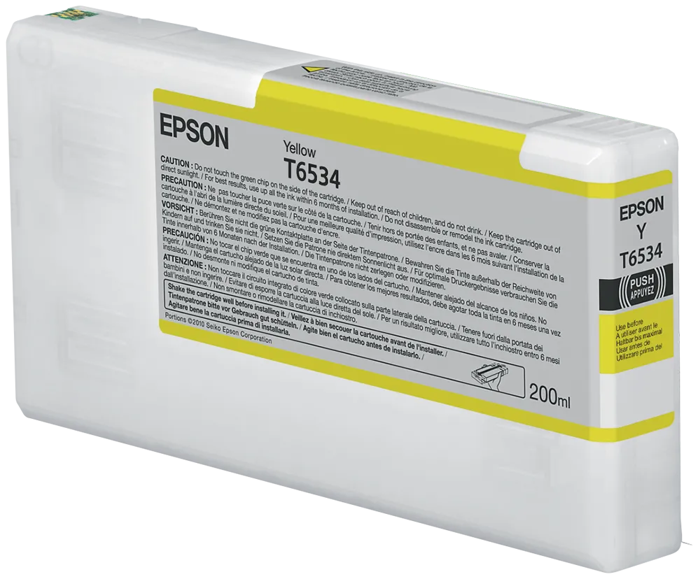 EPSON T6534  Ink Cartridge Yellow (200ml)