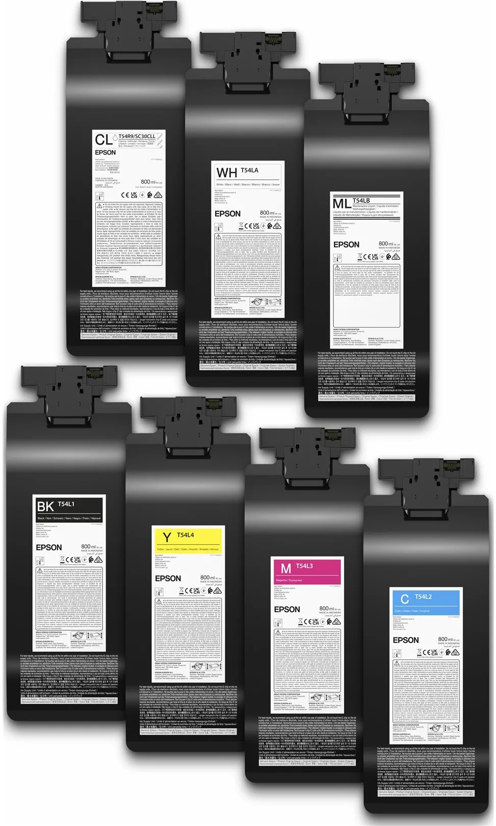 Epson UltraChrome DG2 Black T54L100 (800ml)