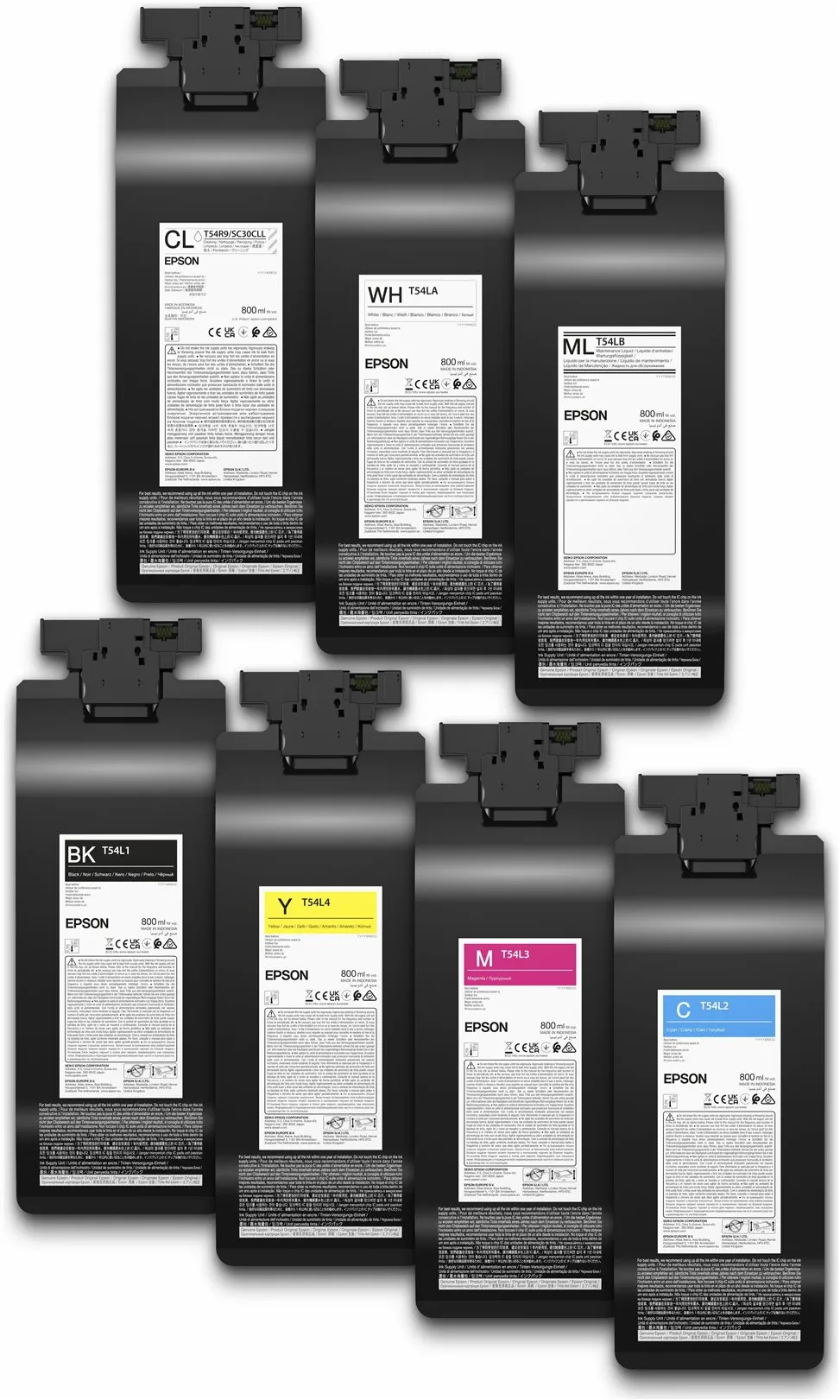 Epson UltraChrome DG2 Yellow T54L400 (800ml)