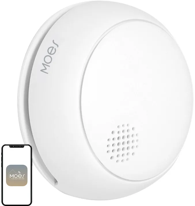 Detector de fum MOES SSD01 ZigBee
