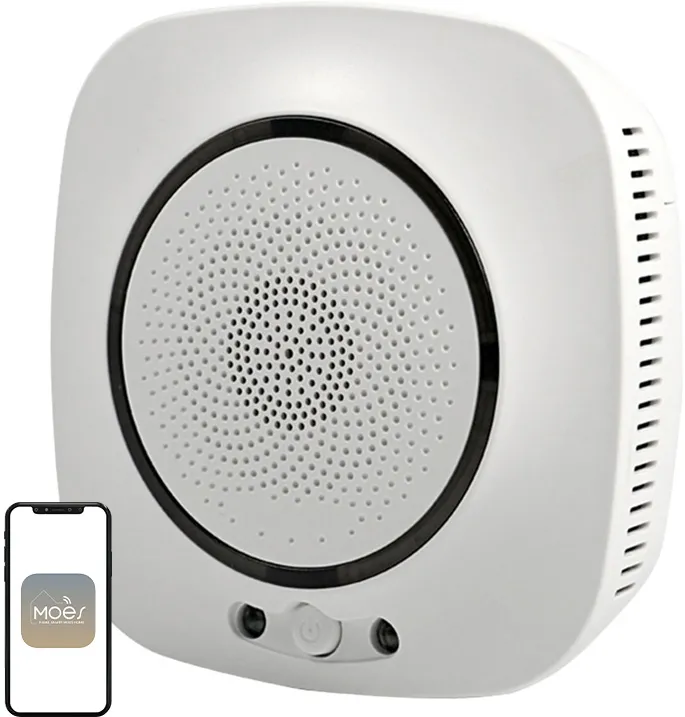Detector de monoxid de carbon MOES WSS-CO cu conexiune Wi-Fi
