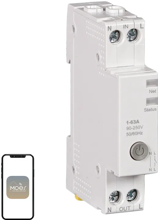 MOES WCB-A5-TW-E1 Driver LED cu lumină albă reglabilă și conexiune Wi-Fi