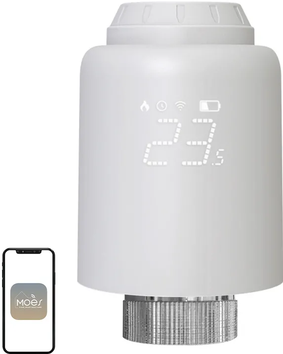 MOES ZTRV-PJ-601-MS Cap termostatic inteligent