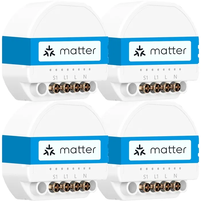 MEROSS MSS815MAQUA-UN Set de 4 întrerupătoare inteligente Wi-Fi