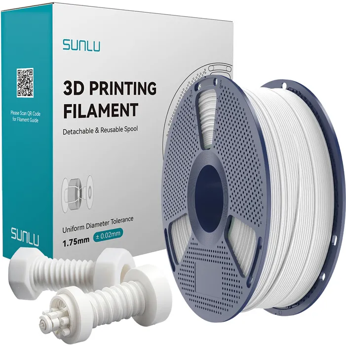 Filament ABS de mare viteză Sunlu (alb)