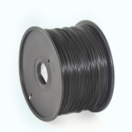 Flashforge ABS plastic filament for 3D printers, 1.75 mm diameter, black, 1kg/spool
