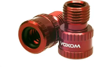 Voxom - adaptor valva - Vad1 presta to us schrader valve - red 2PCS/Set