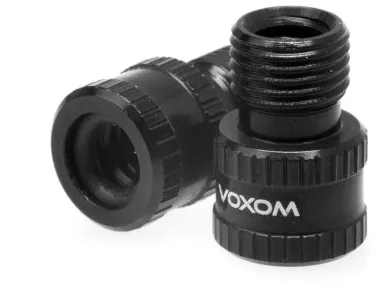 Voxom - adaptor valva - Vad1 presta to us schrader valve - black - 2PCS/Set